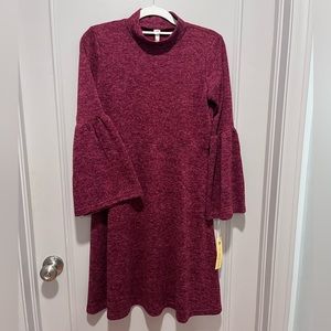 NWT Uncle Frank Burgundy Sweater Dress.
